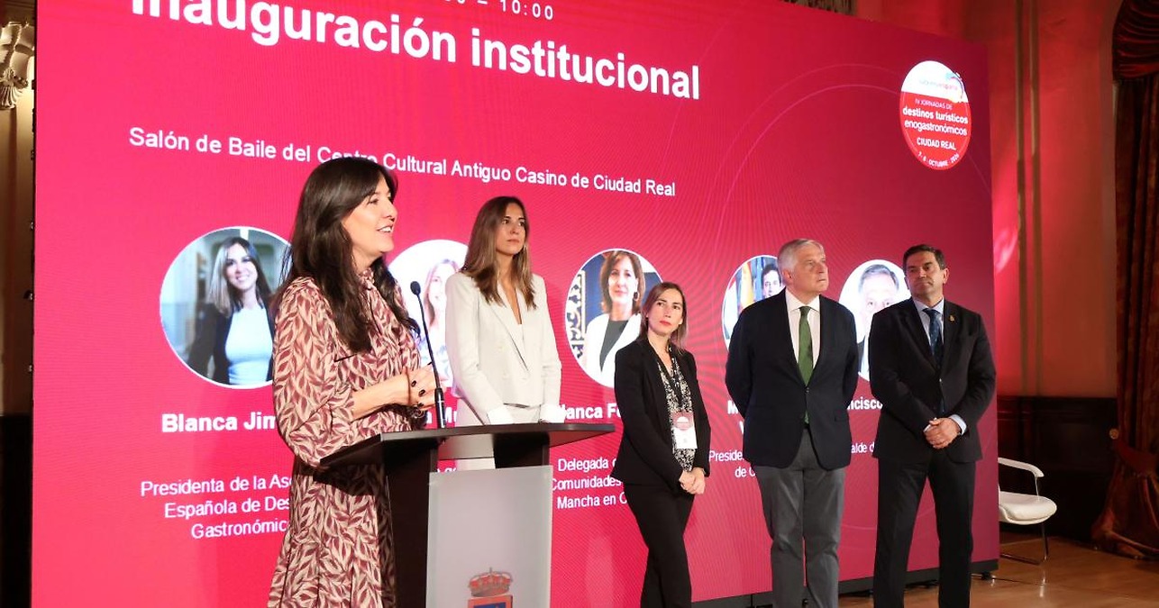 Blanca Fernández destaca la gastronomía como eje clave del turismo en Ciudad Real