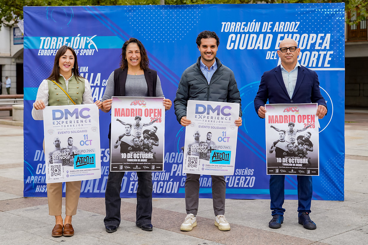 Torrejón de Ardoz acoge el Madrid Open de ADCC y el DMC Experience este fin de semana
