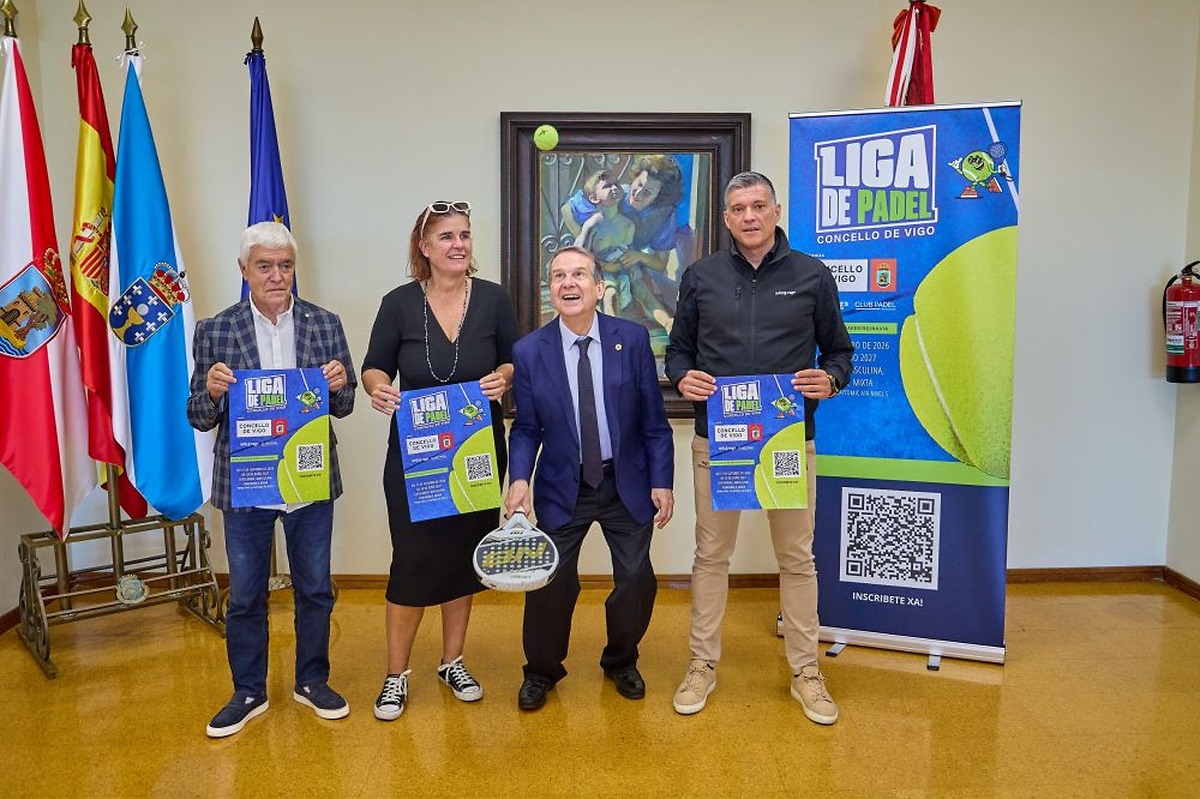 Vigo lanza la Liga Concello de Vigo de Pádel con el apoyo de Máis que Auga