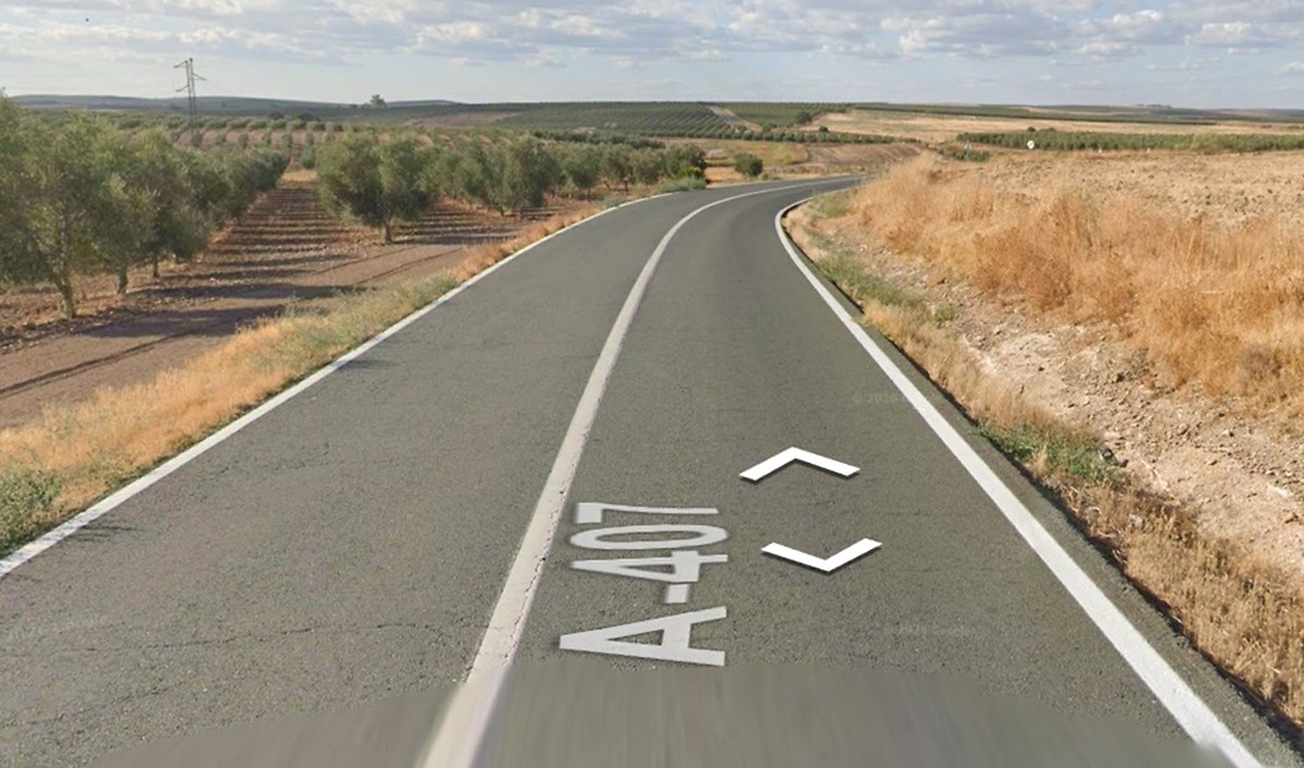 Un motorista fallece en un accidente en la A-407 a su paso por Marchena