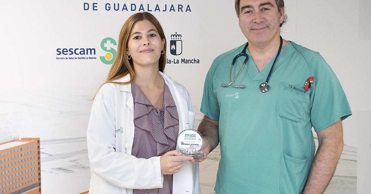 El Hospital de Guadalajara recibe el premio a la Mejor Comunicación en la Sociedad de Pediatría de Madrid y Castilla-La Mancha