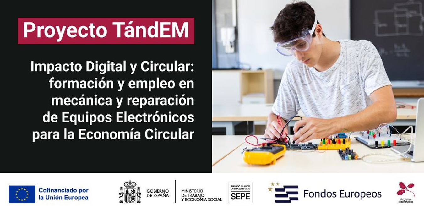 Navarra y Gipúzcoa impulsan el Proyecto TándEM para la formación en reparación de equipos electrónicos