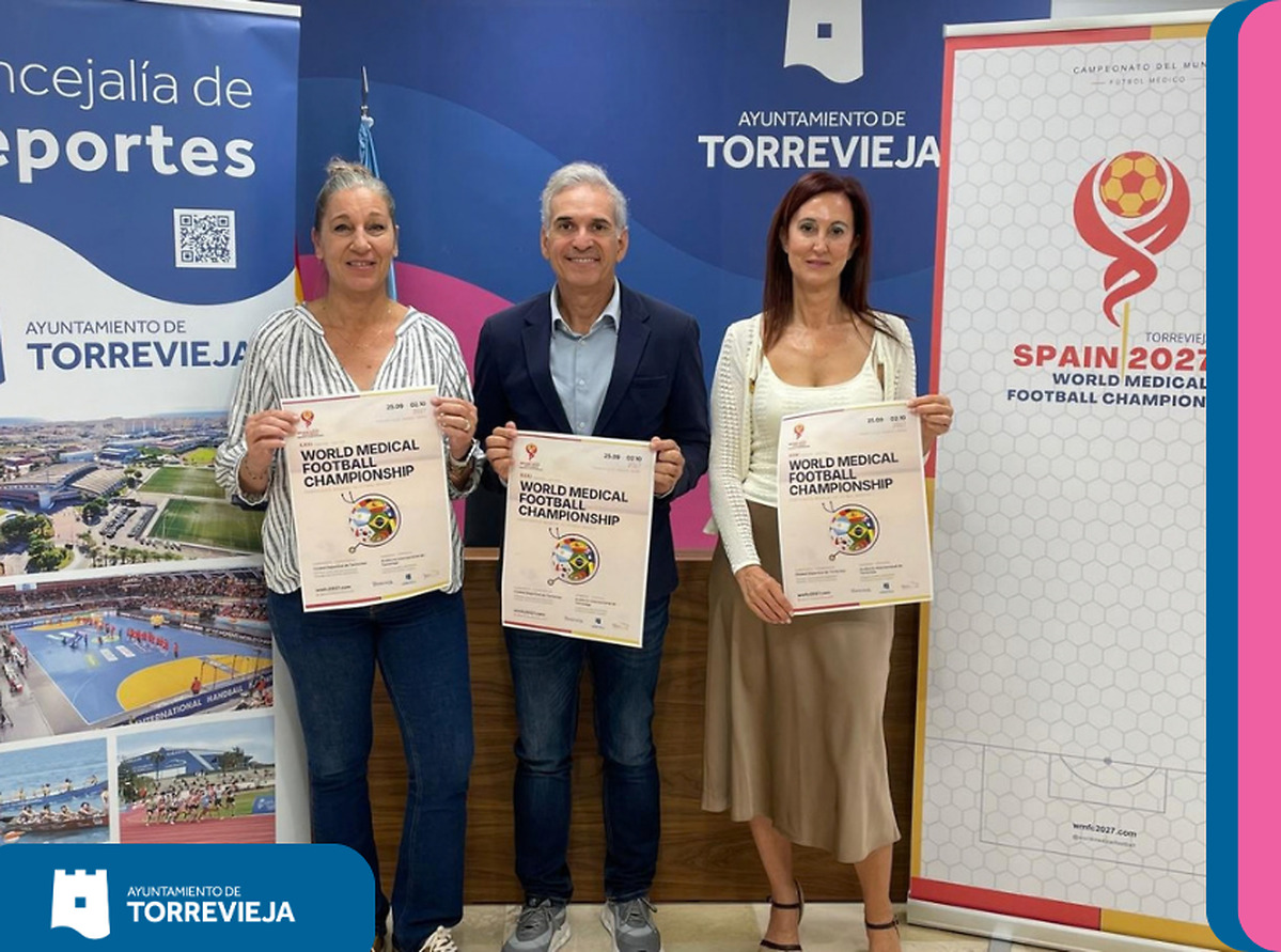 Torrevieja acogerá el Mundial de Fútbol Médico en 2027, la primera edición en España