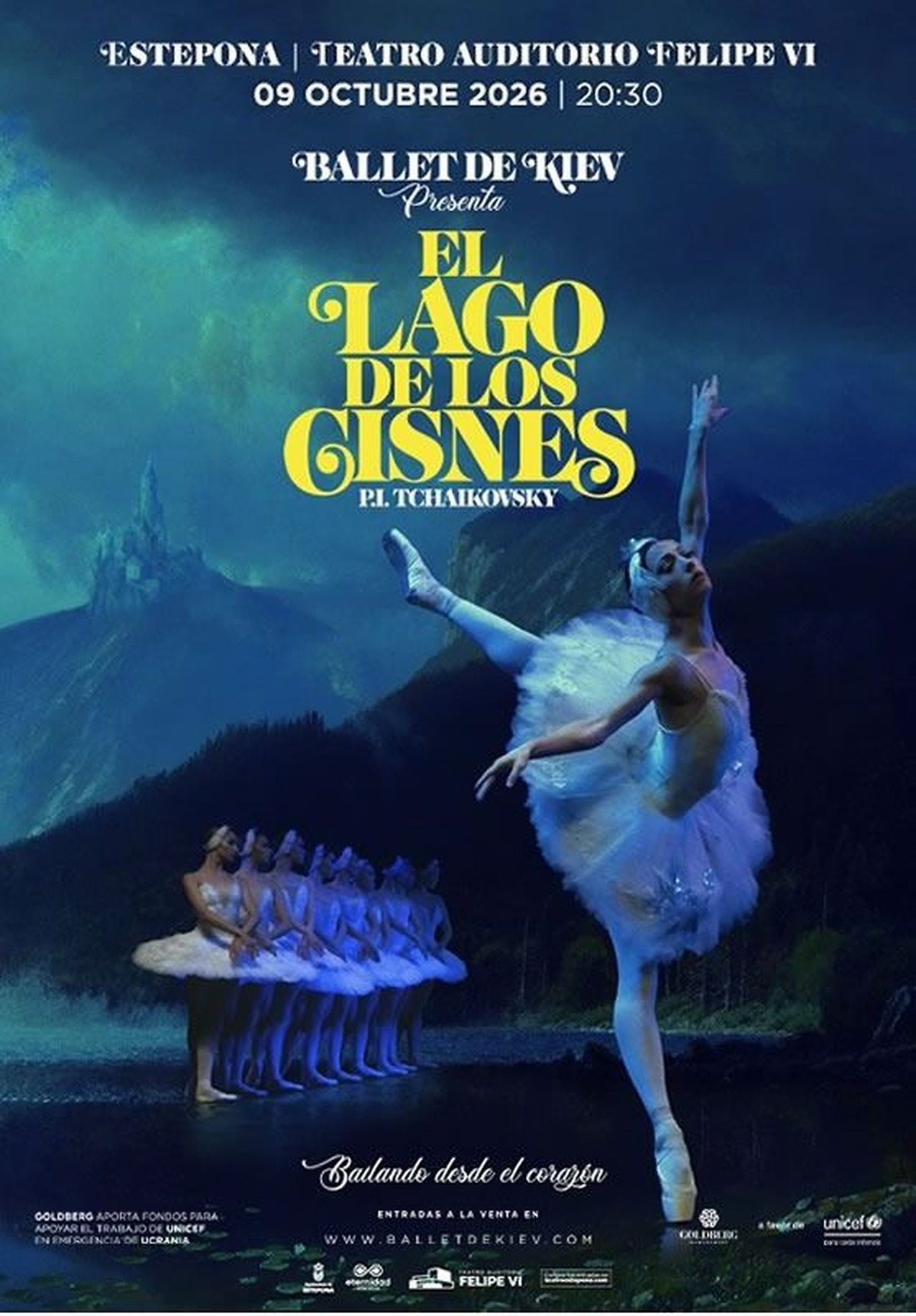 El Ballet Ucraniano de Kiev trae ‘El Lago de los Cisnes’ al Teatro Auditorio Felipe VI de Estepona