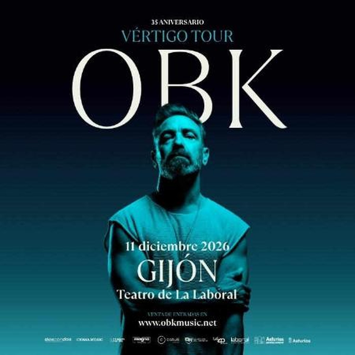 OBK celebra 35 años de música en Gijón con su Vértigo Tour