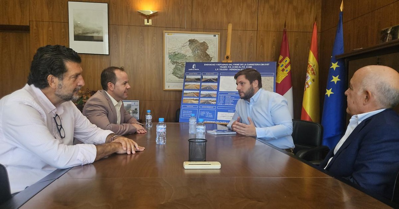 El Gobierno de Castilla-La Mancha invierte 1,16 millones en la mejora de la CM-3167 entre Herencia y Toledo