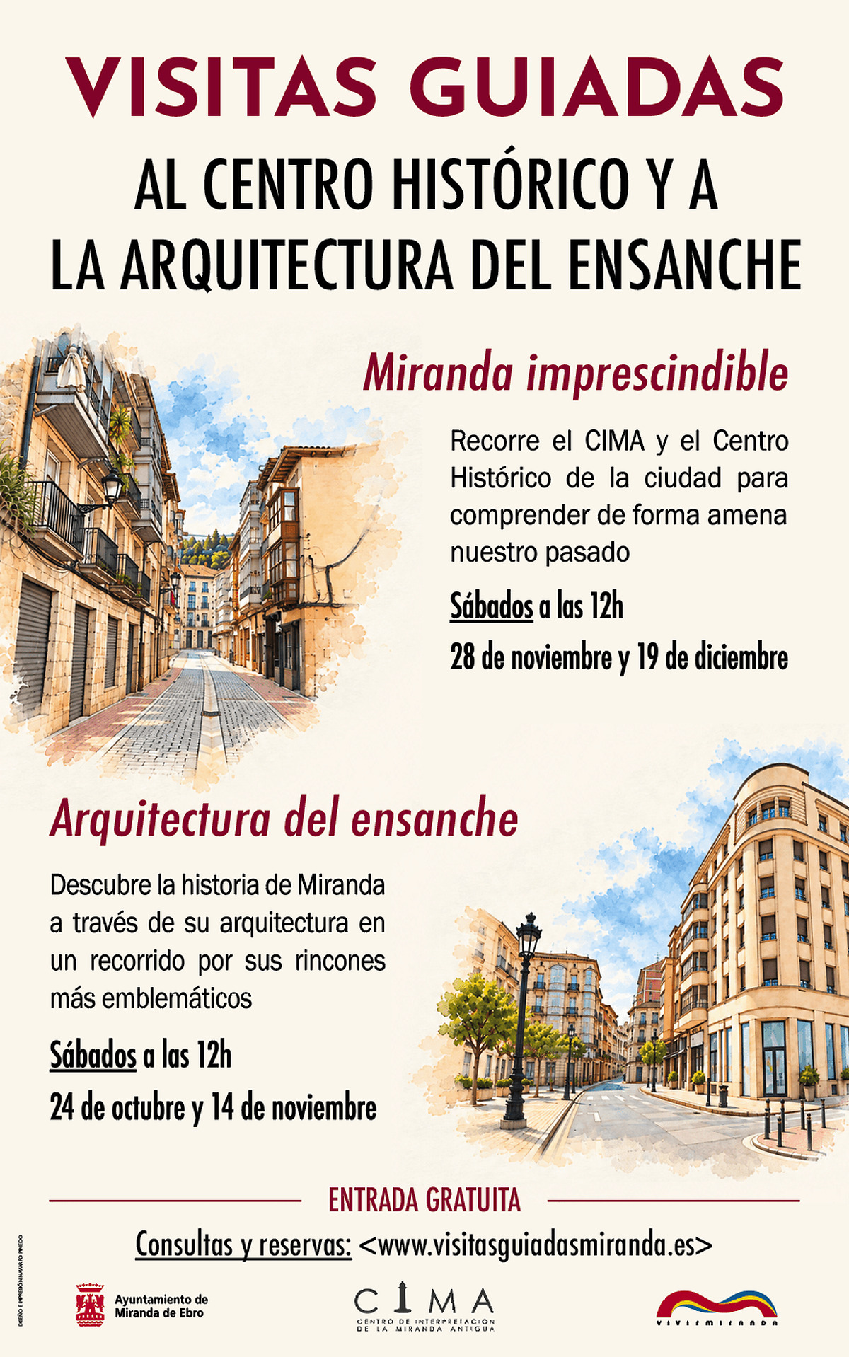 Miranda de Ebro ofrece visitas guiadas gratuitas para explorar su patrimonio histórico