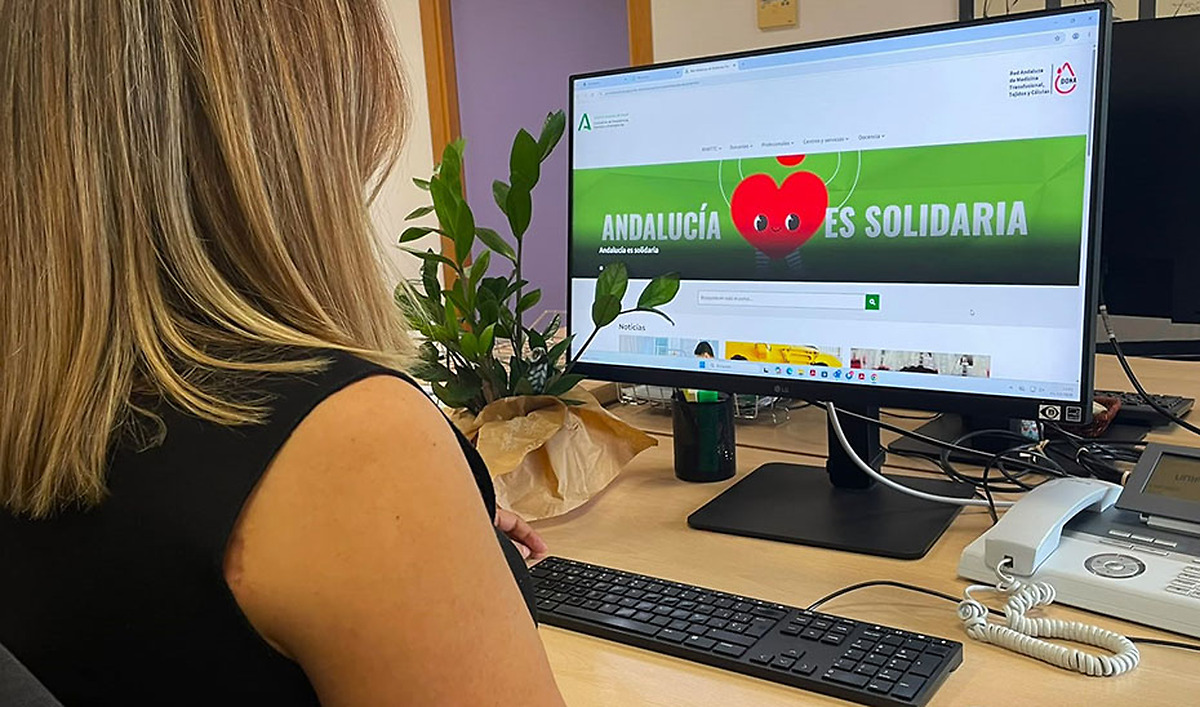 Andalucía lanza la web 'Andalucía Dona' para facilitar la donación de sangre y tejidos