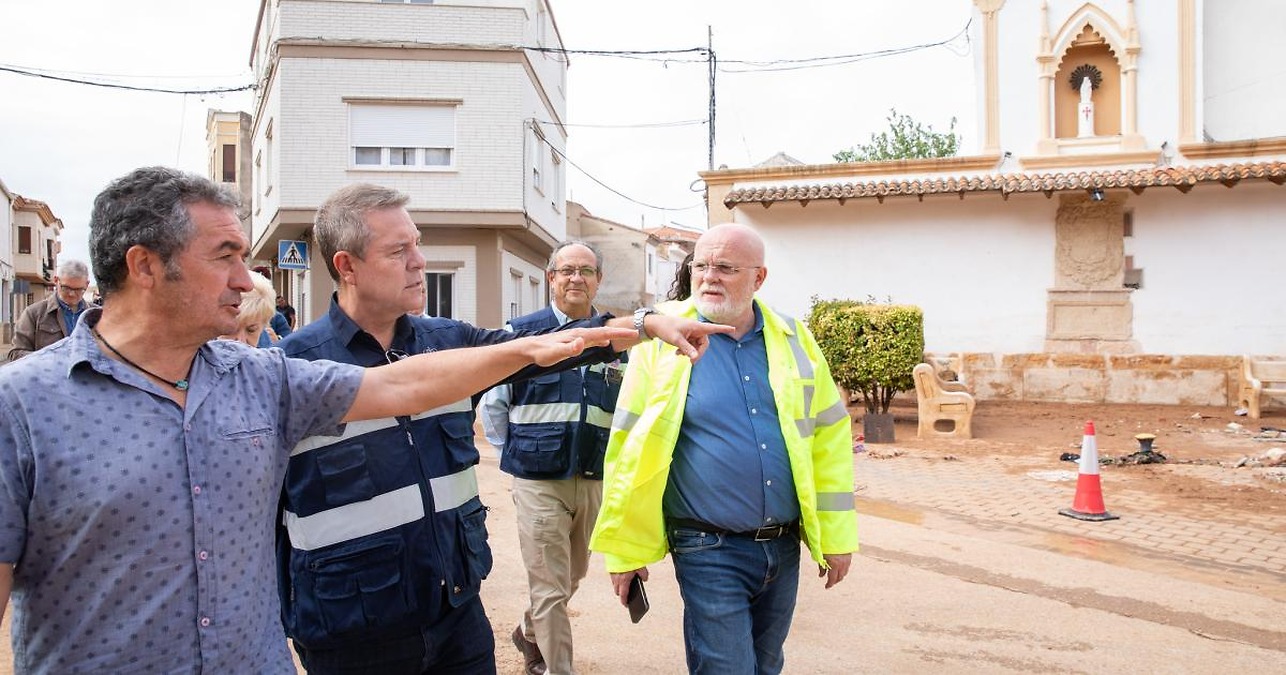 El Gobierno de Castilla-La Mancha pedirá la declaración de zona catastrófica para Madrigueras tras las inundaciones