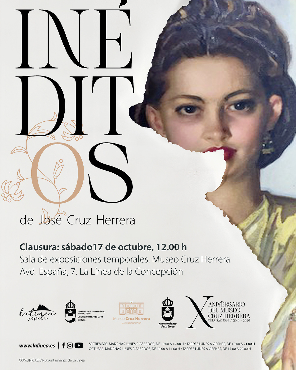 La Línea despide la exposición ‘Inéditos’ en el Museo Cruz Herrera con la familia de Gopi Baldas