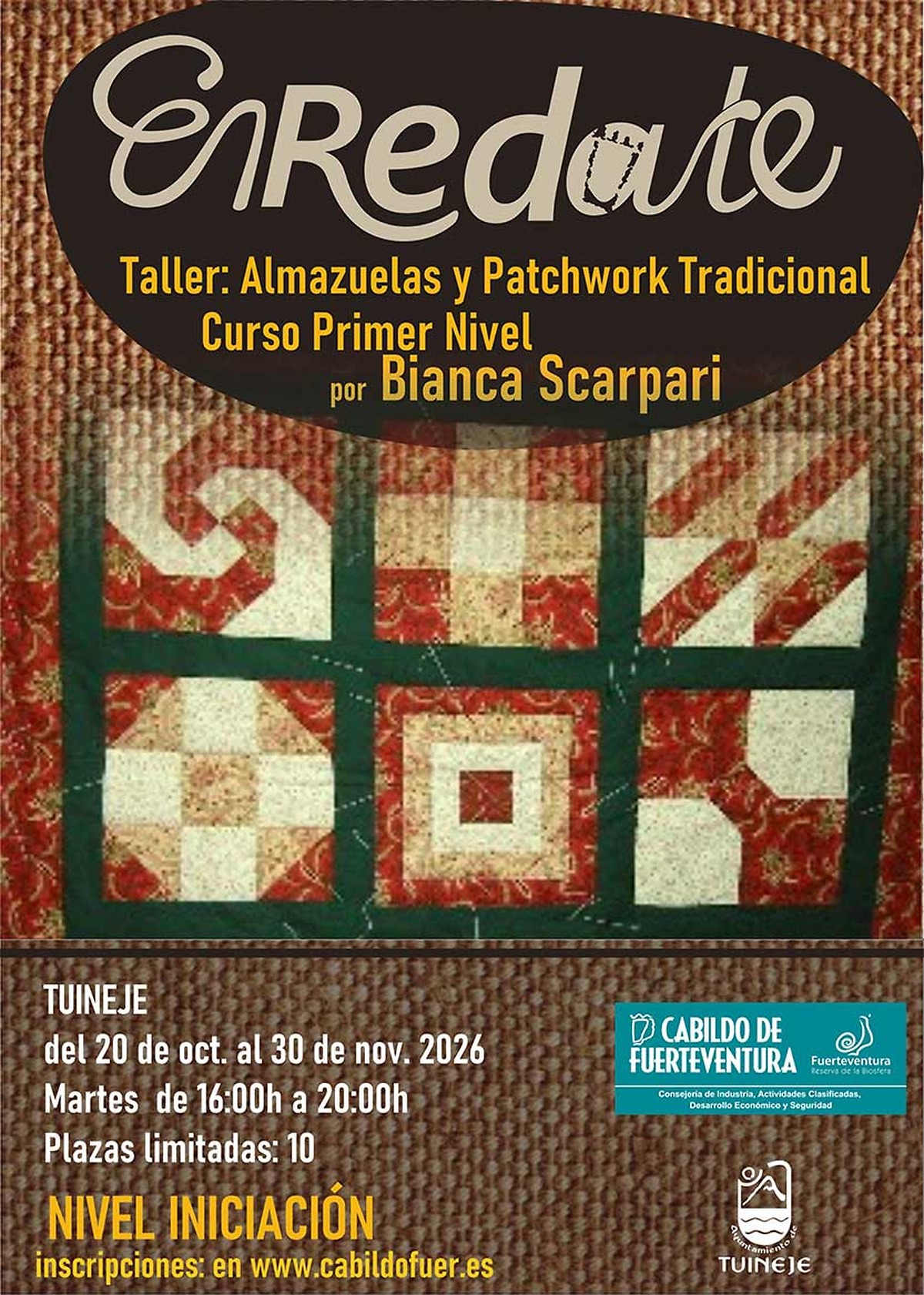 Tuineje y Gran Tarajal acogen nuevos talleres de artesanía tradicional con EnRedArte