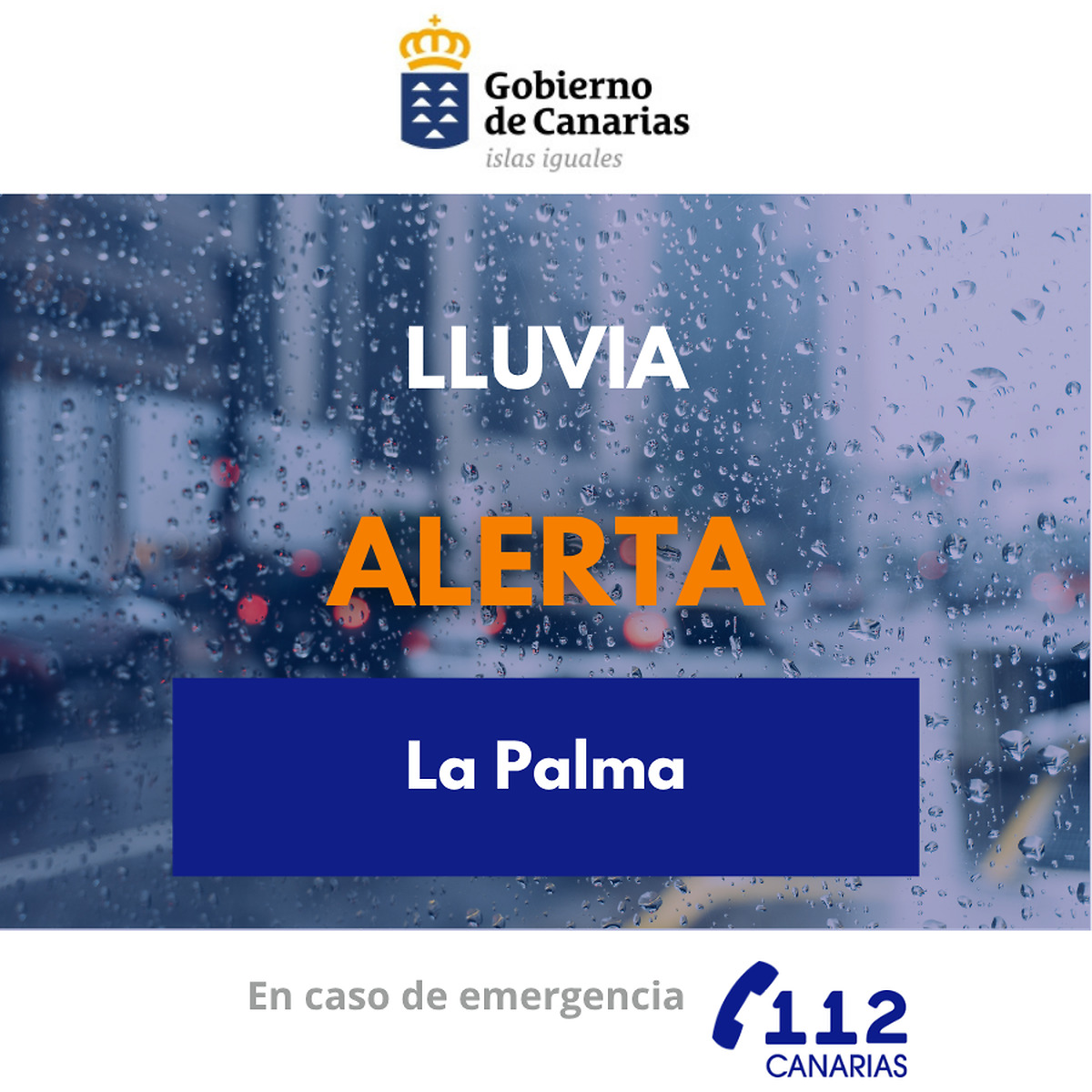 La Palma deja atrás la alerta por lluvias, según el Gobierno de Canarias