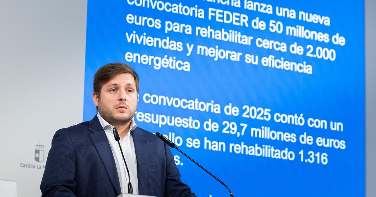 Castilla-La Mancha destina 50 millones de euros a la rehabilitación de viviendas y eficiencia energética