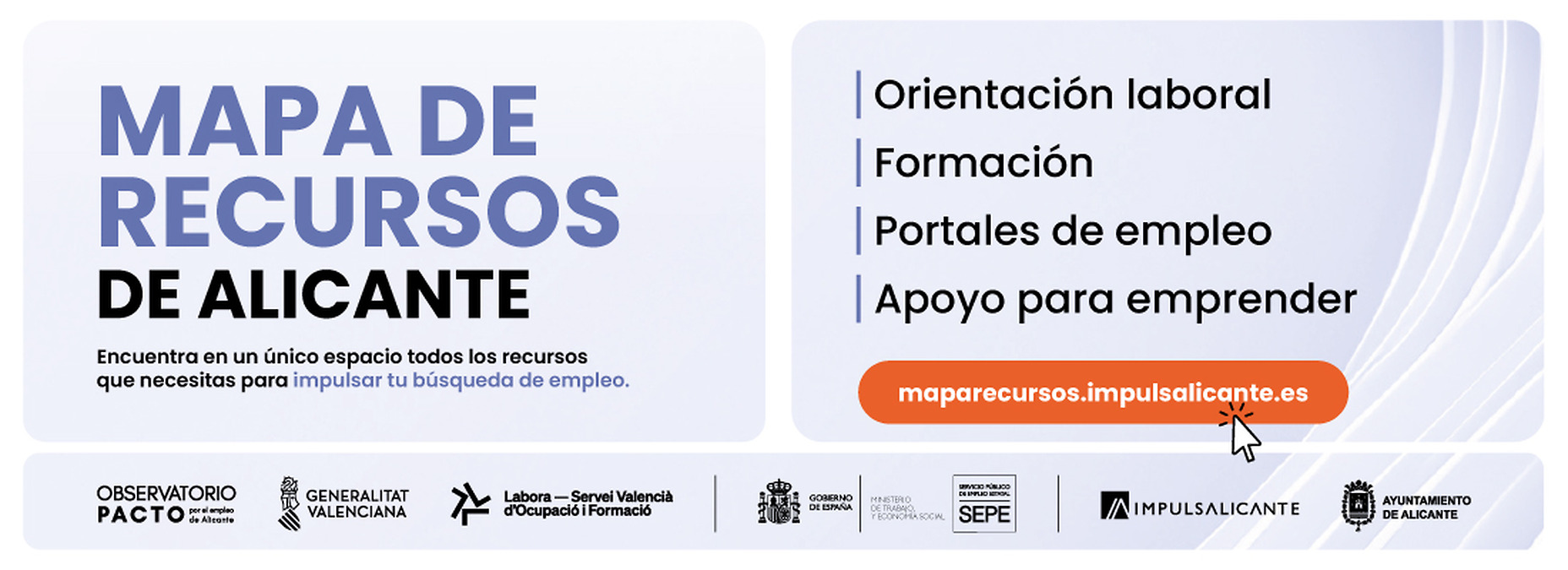 Alicante presenta el Mapa de Recursos de Empleo, Formación y Emprendimiento